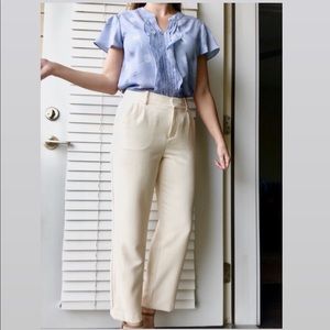 Banana Republic Floral Ruffle Top Size S Petite